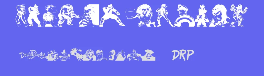 Super Street Fighter Hyper Fonting by xstreamed.tv — Dingbats Font — thumbnail 3