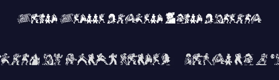 Super Street Fighter Hyper Fonting by xstreamed.tv — Dingbats Font — thumbnail 2
