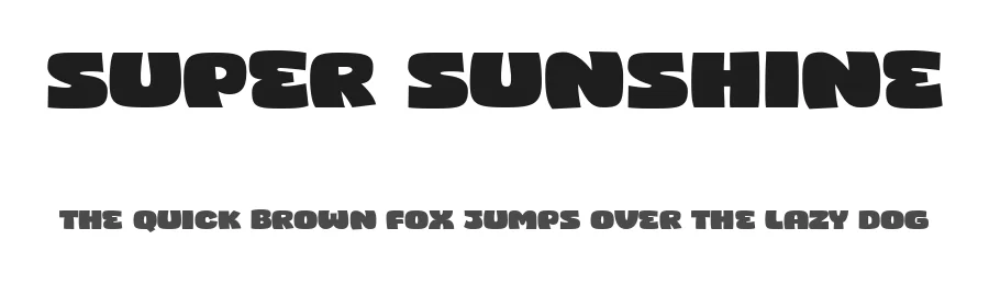 Super Sunshine by fsuarez913 — Decorative Font