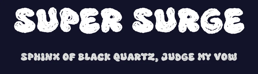 Super Surge by fsuarez913 — Decorative Font — thumbnail 2