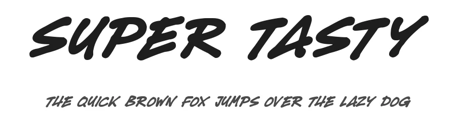 Super Tasty by Hawtpixel β Decorative Font