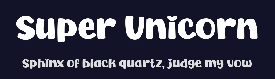 Super Unicorn by fsuarez913 — Decorative Font — thumbnail 2