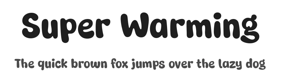Super Warming by fsuarez913 — Decorative Font