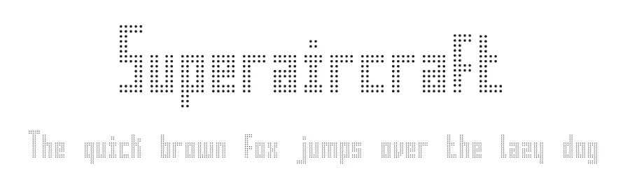 Superaircraft by Sven StΓΌber β Display Font