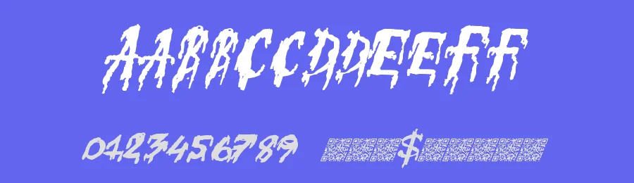 Super Fear by Xerographer Fonts — Decorative Font — thumbnail 3