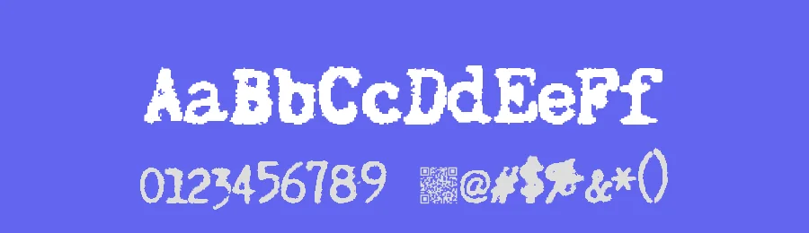 SuperKeys by Xerographer Fonts — Decorative Font — thumbnail 3