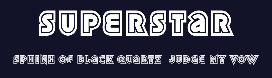 Superstar by Vladimir Nikolic — Decorative Font — thumbnail 2
