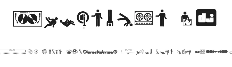 Superstar DJ by Fontalicious — Dingbats Font
