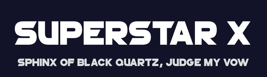 Superstar X by Hawtpixel — Display Font — thumbnail 2