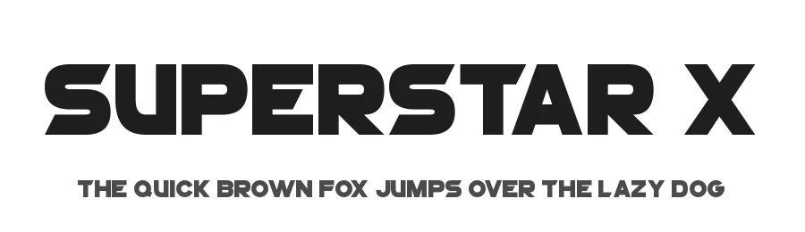 Superstar X by Hawtpixel β Display Font