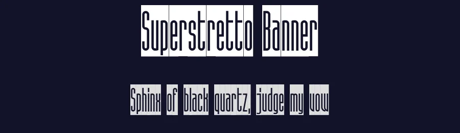 Superstretto Banner by Bellini Studio — Sans Serif Font — thumbnail 2