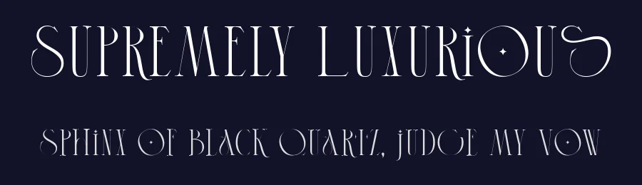 Supremely Luxurious by TypeClassHeroes — Sans Serif Font — thumbnail 2
