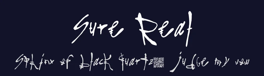 Sure Real by Xerographer Fonts — Script Handwritten Font — thumbnail 2
