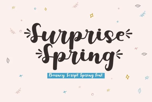 Surprise Spring Font by putracetol — Script Handwritten Font