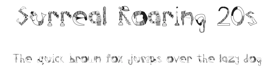 Surreal Roaring 20s by Anis Syafiqah — Decorative Font