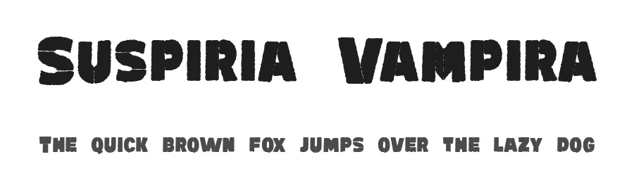 Suspiria Vampira by Konstantine Studio β Decorative Font