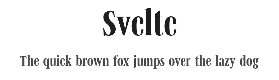Svelte