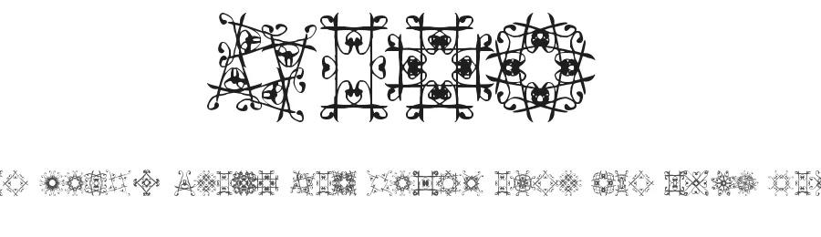 SVGfont 1 by Aga Silva — Dingbats Font
