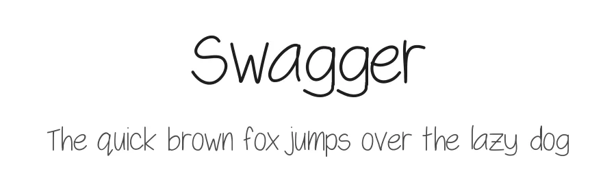 Swagger by kten fonts β Script Handwritten Font