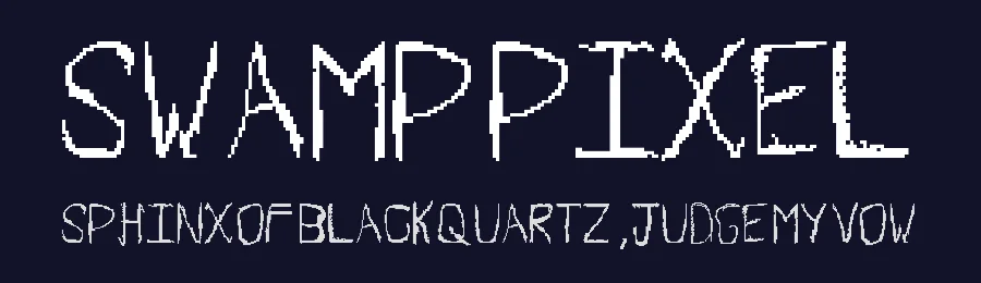 Swamp Pixel by Blobify — Display Font — thumbnail 2