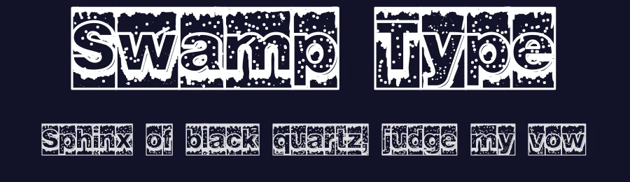 Swamp Type by Omega Font Labs — Decorative Font — thumbnail 2
