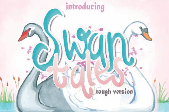 Swan Tales Font by Sharon ( DmStudio ) โ Script Handwritten Font