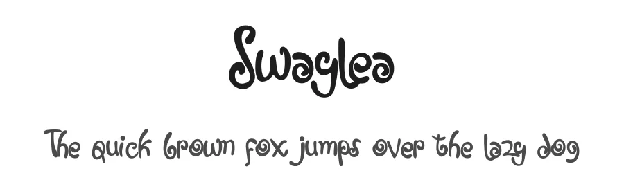 Swaylea by 160 Studio — Decorative Font