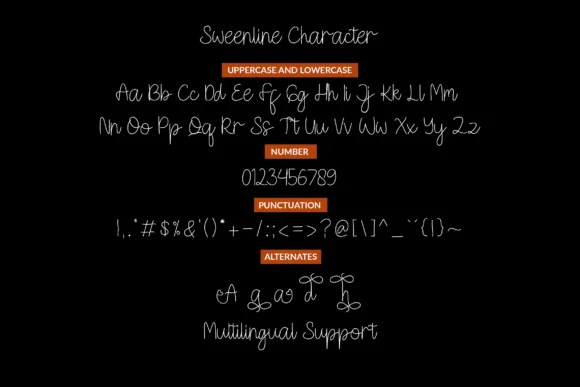 Sweenline Font by ahweproject — Script Handwritten Font — thumbnail 5