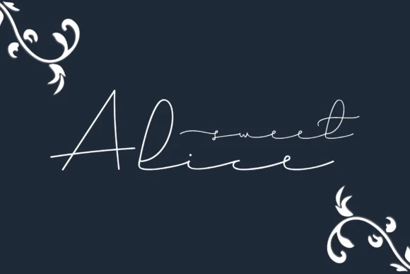 Sweet Alice Font by erik studio — Script Handwritten Font