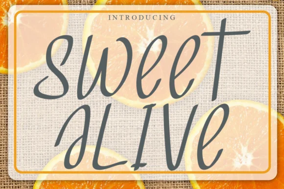 Sweet Alive Font by Garcio — Script Handwritten Font
