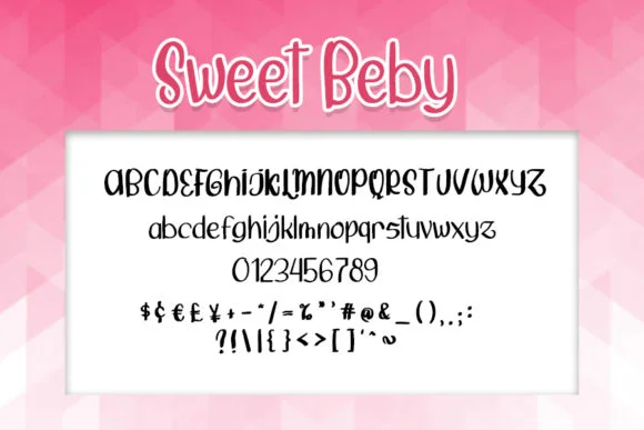 Sweet Beby Font by shiddiq.art — Script Handwritten Font — thumbnail 2
