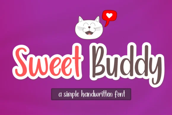 Sweet Buddy Font by Deedeetype — Script Handwritten Font