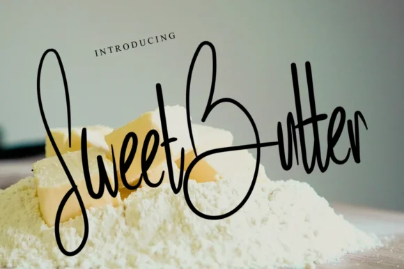 Sweet Butter Font by Garcio by Garcio — Script Handwritten Font