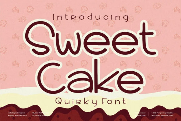 Sweet Cake Font by Perspectype by Perspectype — Script Handwritten Font