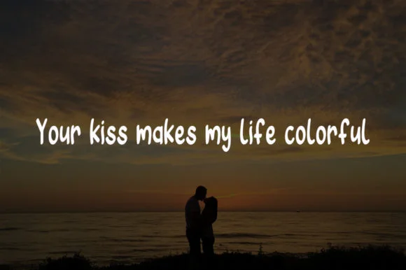 Sweet Kiss Font by morningtimestudio — Script Handwritten Font — thumbnail 2
