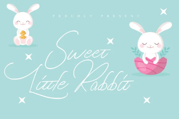 Sweet Little Rabbit Font by goodigital — Script Handwritten Font