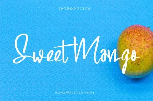 Sweet Mango Font by Garcio by Garcio — Script Handwritten Font
