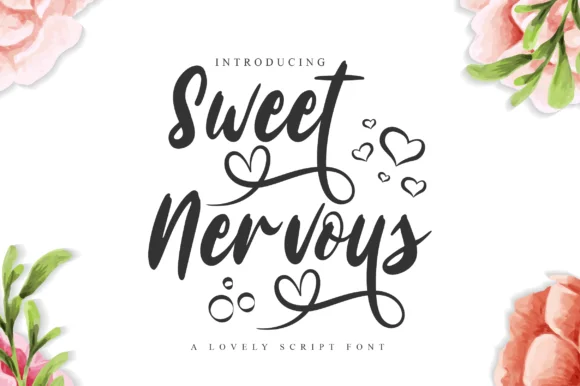 Sweet Nervous Font by fanastudio — Script Handwritten Font