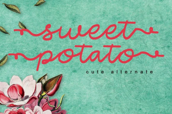 Sweet Potato Font by muhawk47 — Script Handwritten Font