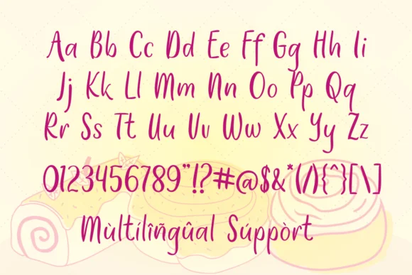 Sweet Rolls Font by Deedeetype — Script Handwritten Font — thumbnail 2