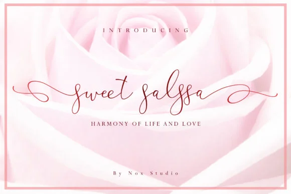 Sweet Salssa Font by Nox Studio β Script Handwritten Font