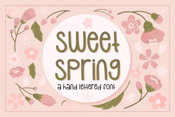 Sweet Spring Font by TanveerType — Script Handwritten Font