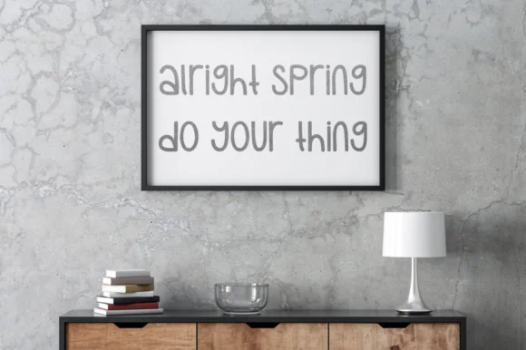 Sweet Spring Font by TanveerType — Script Handwritten Font — thumbnail 2
