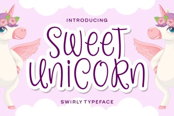 Sweet Unicorn Font by Keithzo (7NTypes) by Keithzo (7NTypes) — Script Handwritten Font