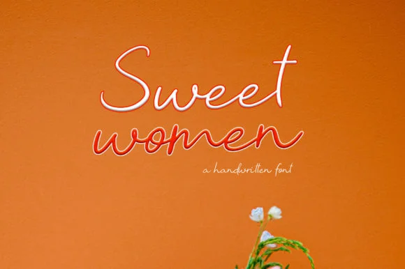 Sweet Women Font by najmustsaqib.creator — Script Handwritten Font