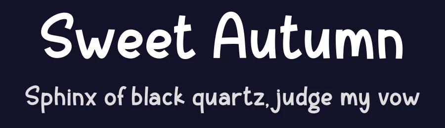 Sweet Autumn by Nirmala Creative — Decorative Font — thumbnail 2