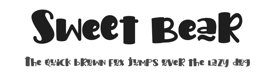 Sweet Bear by Agustina Sri Suryanti β Decorative Font