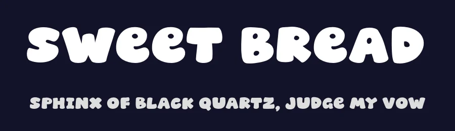 Sweet Bread by MJType — Decorative Font — thumbnail 2