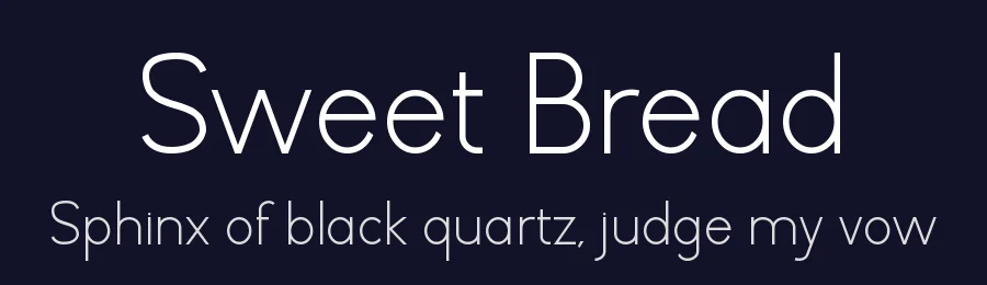 Sweet Bread by Rvandtype — Sans Serif Font — thumbnail 2
