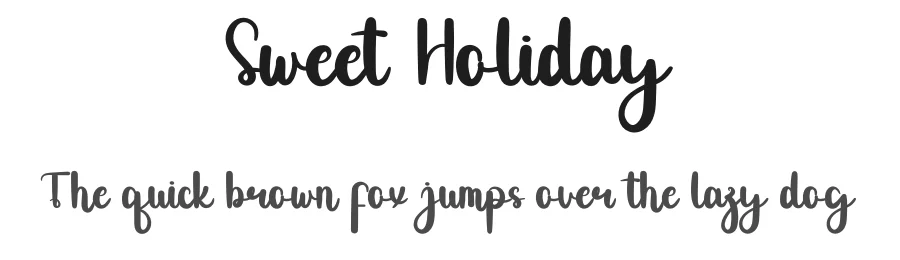 Sweet Holiday